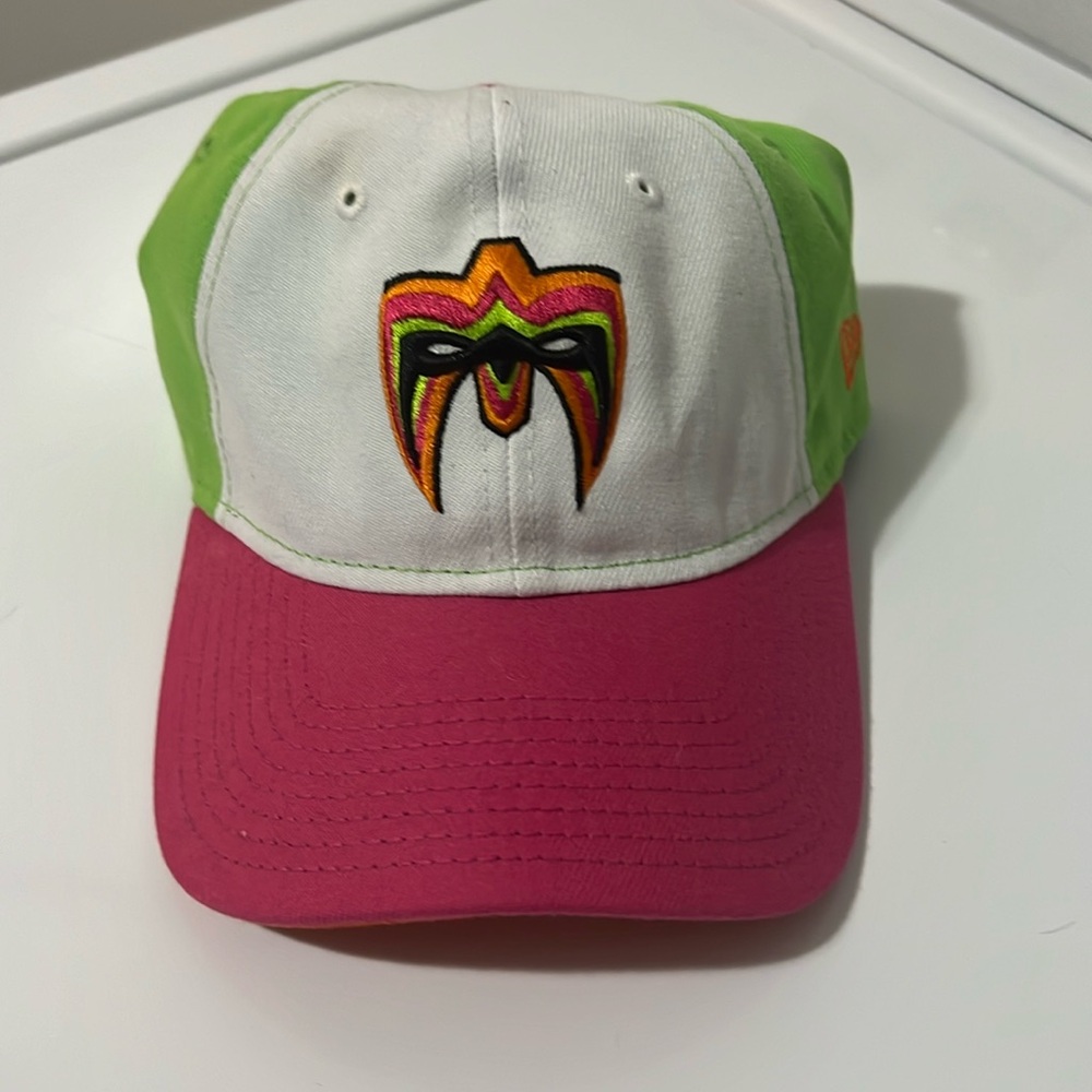 New Era Ultimate Warrior hat, official licensed product of WWE. Adjustable.